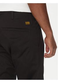 G-Star RAW - G-Star Raw Chinosy Mosa D25547-5126 Czarny Straight Fit. Kolor: czarny. Materiał: bawełna