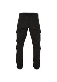 Urban Classics - Męskie Spodnie Joggingowe Twill Z Podwójną Kieszenią. Kolor: czarny