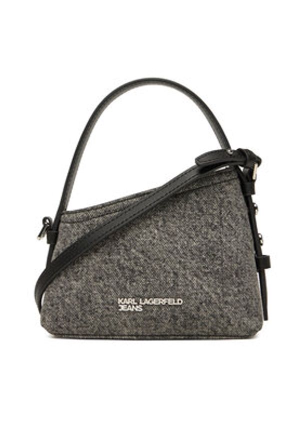 Karl Lagerfeld Jeans Torebka B1W30190 Czarny. Kolor: czarny. Materiał: skórzane