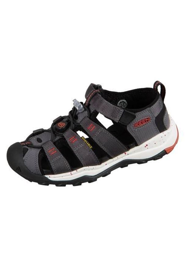 keen - Buty do chodzenia dla dzieci Keen Newport Neo H2. Zapięcie: rzepy. Kolor: szary. Materiał: guma, syntetyk, materiał. Sezon: lato