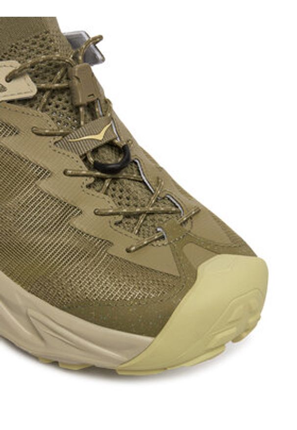 HOKA - Hoka Sandały Hopara 2 1147650 Zielony. Kolor: zielony. Materiał: materiał