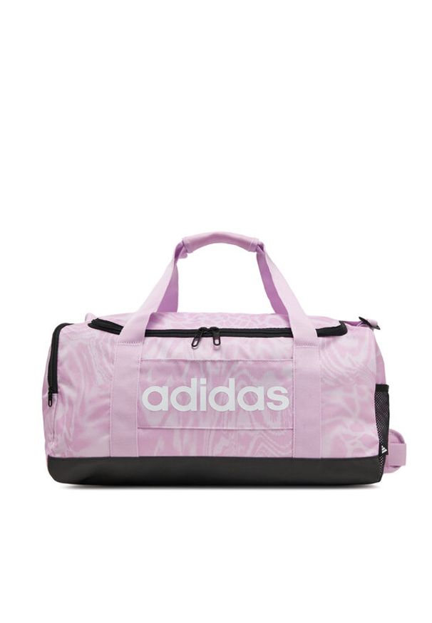 Adidas - adidas Torba Linear Graphic Small JF8474 Fioletowy. Kolor: fioletowy. Materiał: materiał