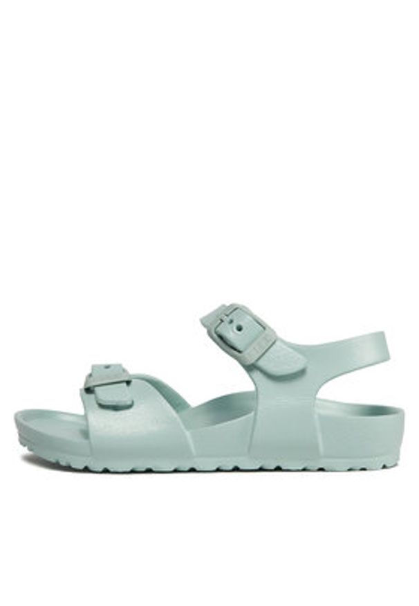 Birkenstock Sandały Rio 1027411 Turkusowy. Kolor: turkusowy. Materiał: syntetyk