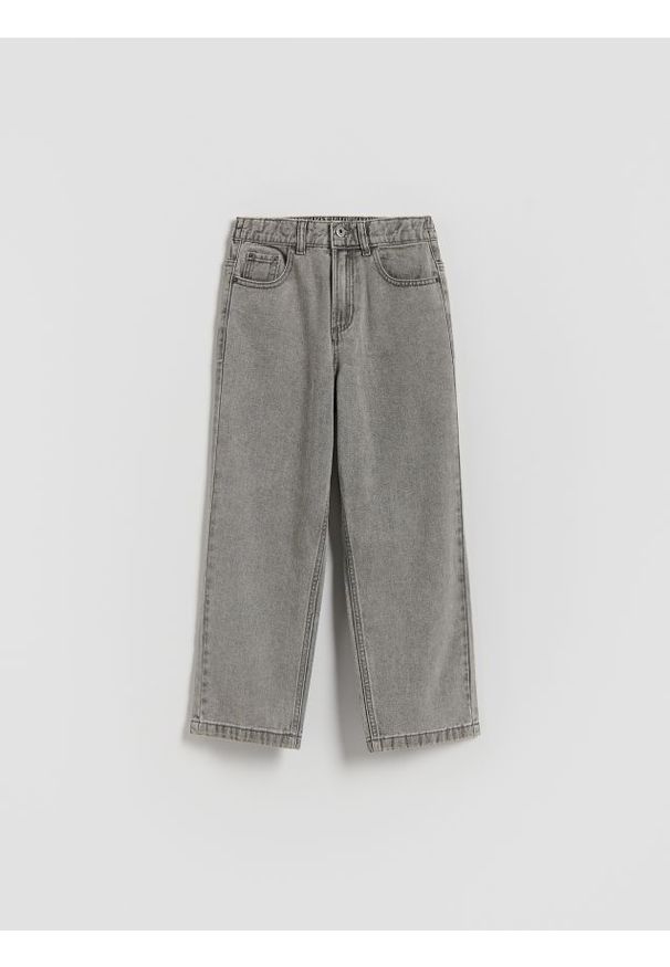 Reserved - Jeansy straight - jasnoszary. Kolor: szary