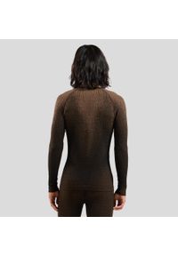 Bluza termoaktywna męska Odlo Performance Warm Blackcomb BL Top Crew Neck LS. Kolor: brązowy. Sport: bieganie #2