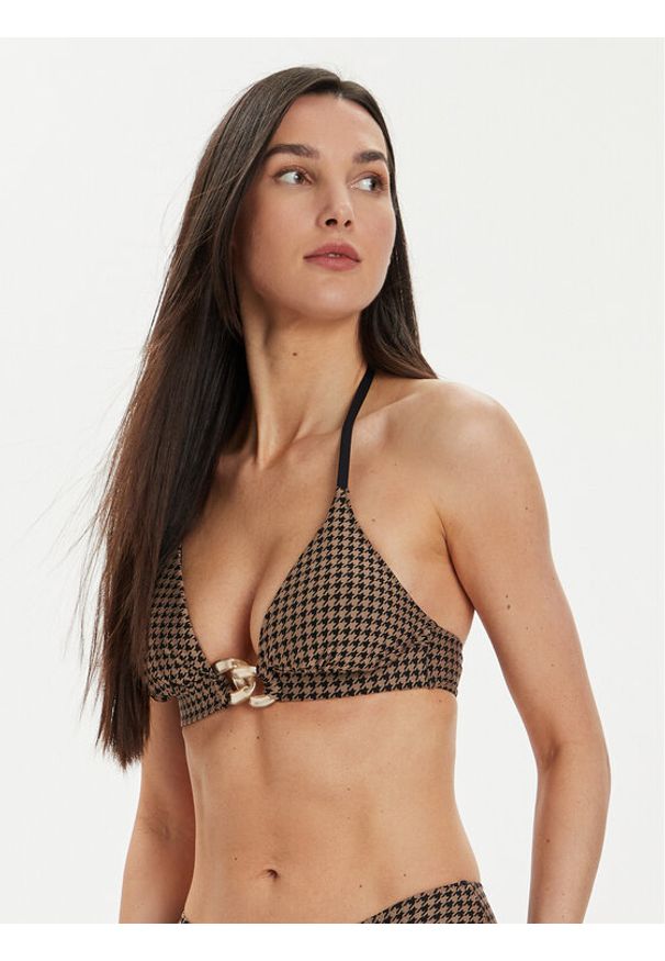 SELMARK - Selmark Góra od bikini BL010 Brązowy. Kolor: brązowy. Materiał: syntetyk