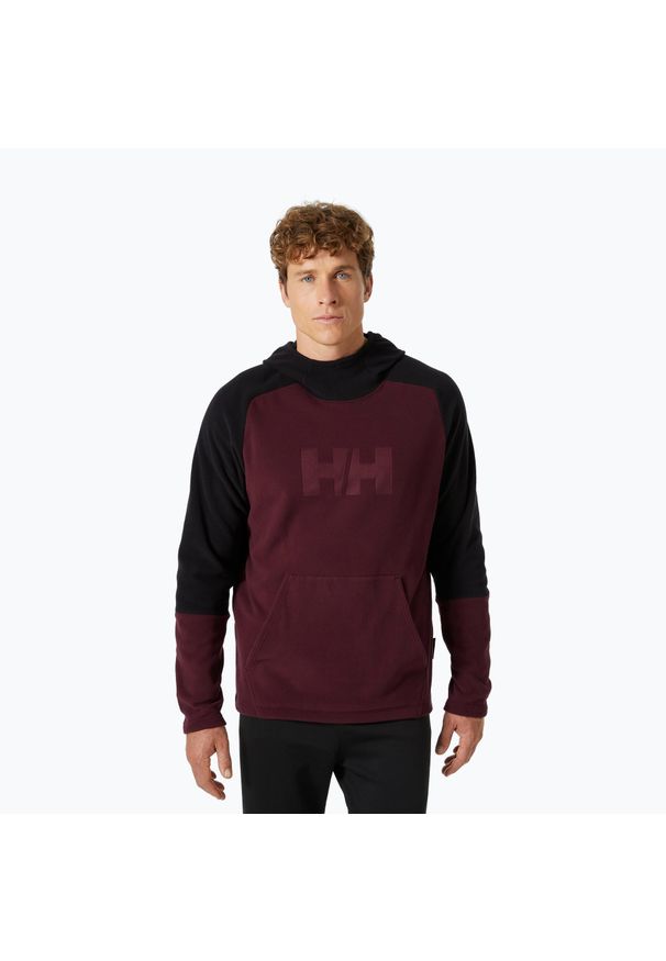 Bluza trekkingowa męska Helly Hansen Daybreaker Logo Hoodie. Kolor: czerwony