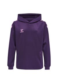 Bluza do piłki ręcznej dla dzieci Hummel hml CORE XK z kapturem. Typ kołnierza: kaptur. Kolor: niebieski. Sport: fitness