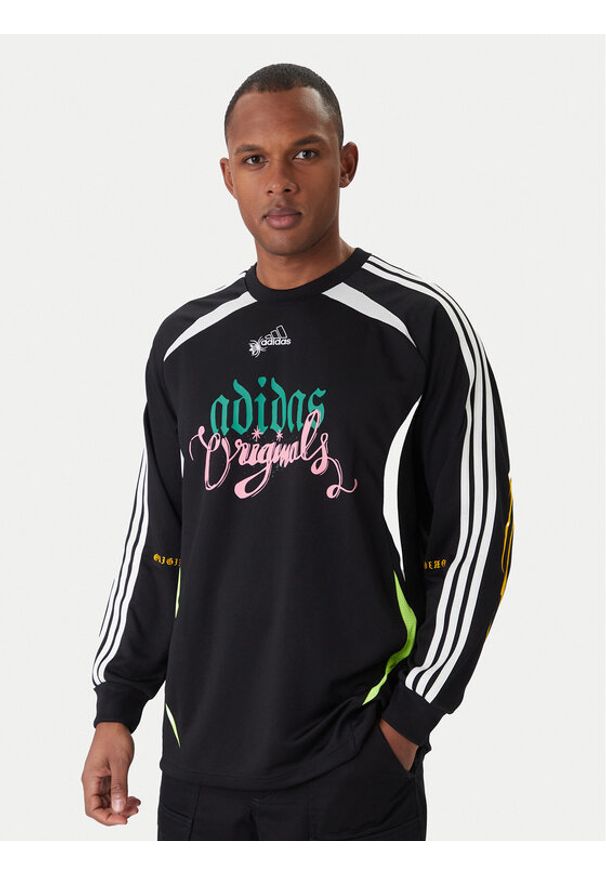 Adidas - adidas Longsleeve Spiders Goalkeeper JW0201 Czarny Loose Fit. Kolor: czarny. Materiał: syntetyk. Długość rękawa: długi rękaw