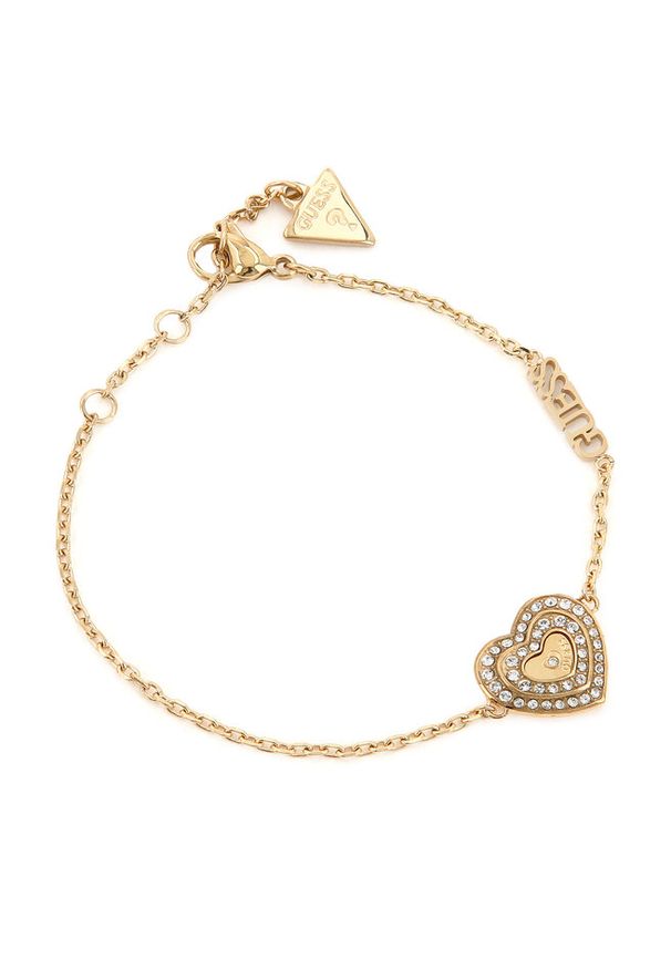 Bransoletka Guess. Materiał: srebrne. Kolor: srebrny