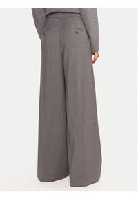 Weekend Max Mara Spodnie palazzo Adelfi 2525136072 Szary Wide Leg. Kolor: szary. Materiał: wełna #4