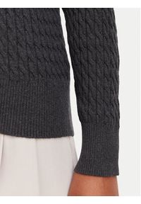 TOMMY HILFIGER - Tommy Hilfiger Sweter WW0WW44987 Szary ciemny Regular Fit. Kolor: szary. Materiał: bawełna #3