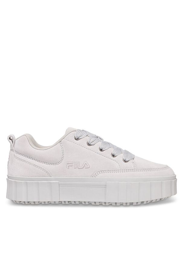 Fila Sneakersy Sandblast S Wmn FFW0190.80006 Szary. Kolor: szary. Materiał: zamsz, skóra