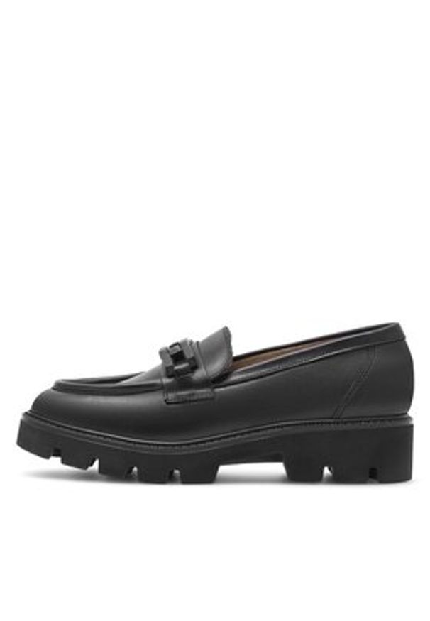 Badura Loafersy TROPEA-E23-28188PE Czarny. Kolor: czarny. Materiał: skóra