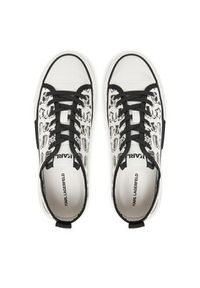 Karl Lagerfeld - KARL LAGERFELD Trampki KL60612T Biały. Kolor: biały. Materiał: materiał