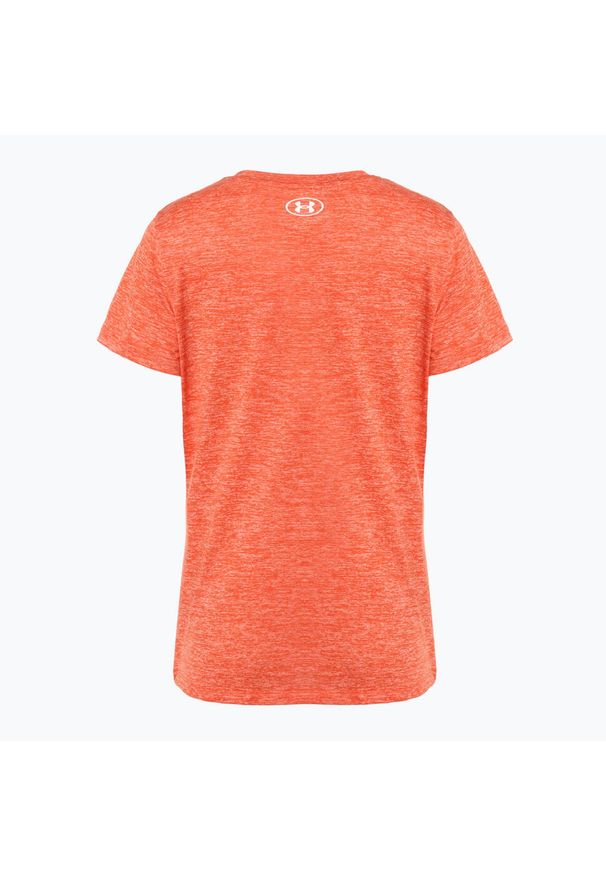 Koszulka treningowa damska Under Armour Tech C-Twist. Kolor: pomarańczowy