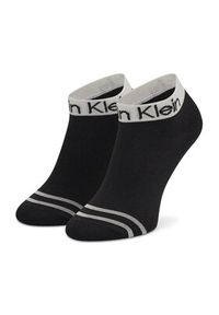 Calvin Klein Zestaw 2 par niskich skarpet damskich 701218775 Czarny. Kolor: czarny. Materiał: materiał #5