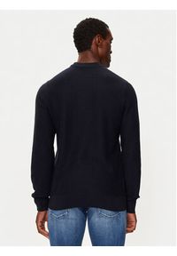BOSS - Boss Sweter Anion_S 50527584 Granatowy Regular Fit. Kolor: niebieski. Materiał: bawełna #3