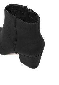 Nine West Botki CEO-ZAKIA-01 Czarny. Kolor: czarny. Materiał: materiał #7