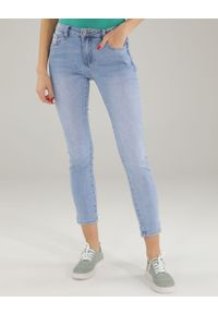 Unisono - JASNE JEANSY 42-9170 JEANS. Materiał: jeans