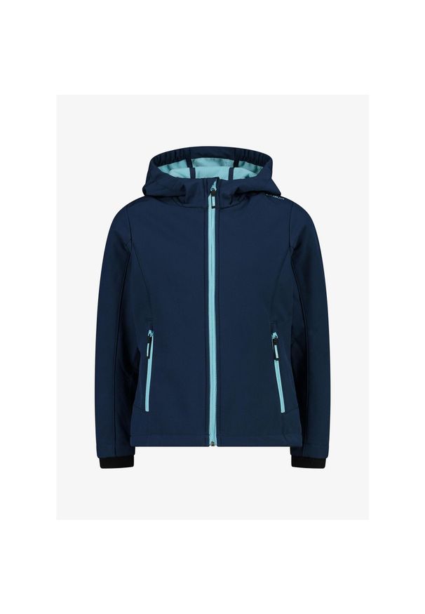 Kurtka dziewczęca CMP Astralix. Kolor: niebieski. Materiał: softshell. Sport: turystyka piesza