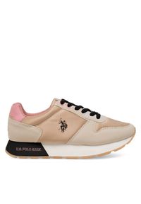 Sneakersy U.S. Polo Assn.. Kolor: beżowy