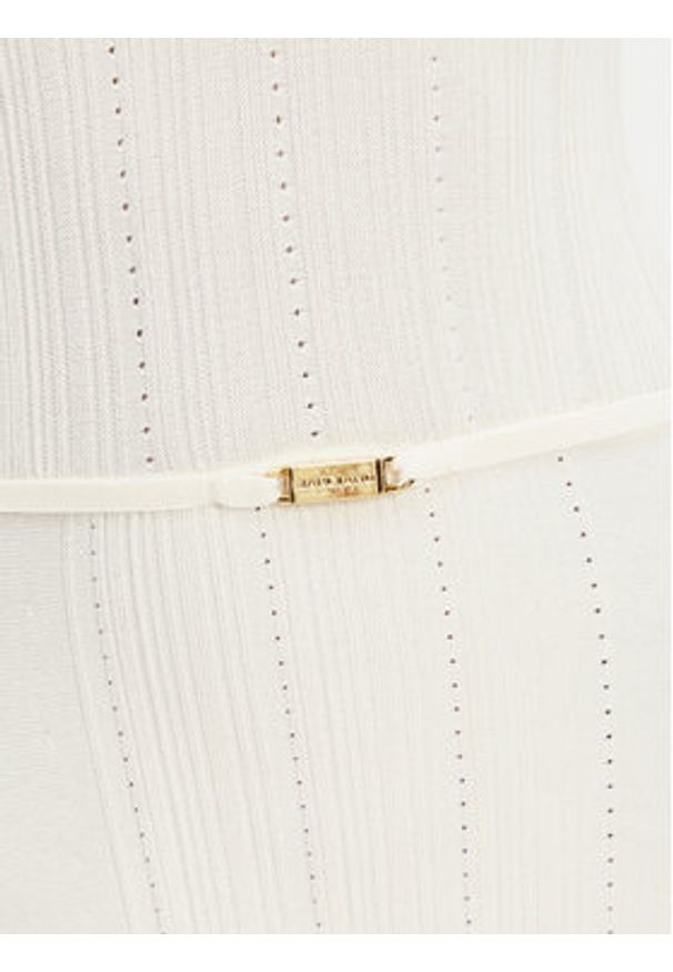 Marciano Guess Sukienka dzianinowa 5GGK26 5874Z Écru Regular Fit. Materiał: wiskoza