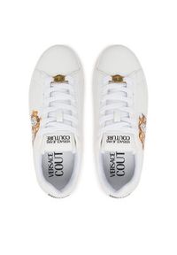 Versace Jeans Couture Sneakersy 79VA3SK3 Biały. Kolor: biały. Materiał: skóra #5