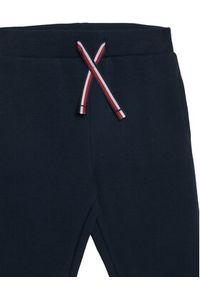 TOMMY HILFIGER - Tommy Hilfiger Dres Monotype KN0KN02162 Niebieski Wide Leg. Kolor: niebieski. Materiał: bawełna #7