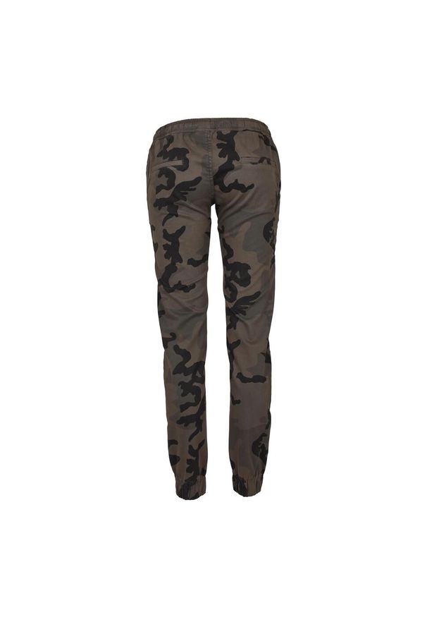 Urban Classics - Spodnie Do Joggingu Damskie Camo. Kolor: zielony, wielokolorowy, brązowy. Sport: bieganie