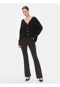 Kontatto Kardigan 3M1216 Czarny Relaxed Fit. Kolor: czarny. Materiał: syntetyk #6