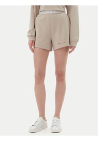 EA7 Emporio Armani Szorty sportowe 7W000280 AF12501 U6155 Beżowy Regular Fit. Kolor: beżowy. Materiał: syntetyk #1