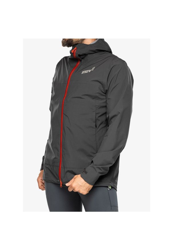 Kurtka biegowa męska Inov-8 VentureLite Jacket FZ. Kolor: szary. Sport: turystyka piesza
