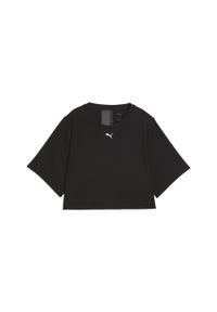 Puma - Damska koszulka z siateczki CLOUDSPUN PUMA Black. Kolor: czarny. Materiał: materiał #2