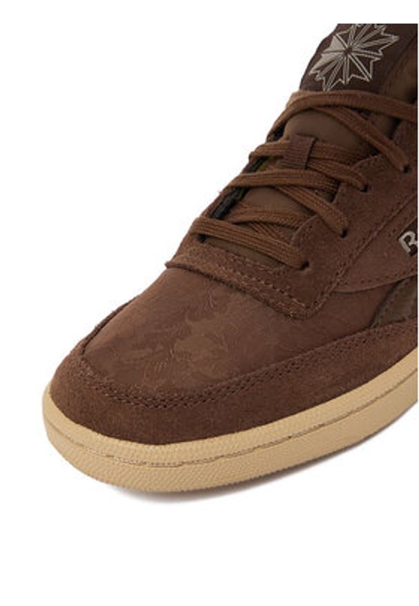 Reebok Sneakersy EO-CLUB C REVENGE VINTAGE II 100244746 Brązowy. Kolor: brązowy. Materiał: skóra, zamsz. Model: Reebok Club