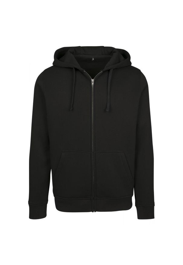 BUILD YOUR BRAND - Bluza Z Kapturem Dla Dorosłych Unisex Merch Full Zip. Typ kołnierza: kaptur. Kolor: czarny