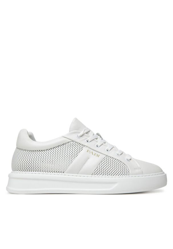Fabi Sneakersy FU0459 Biały. Kolor: biały. Materiał: skóra
