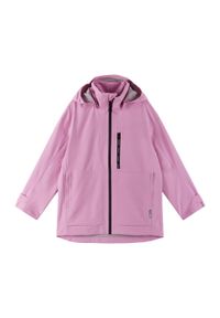 Kurtka przeciwdeszczowa dziecięca Reima Kuhmo. Kolor: różowy #1