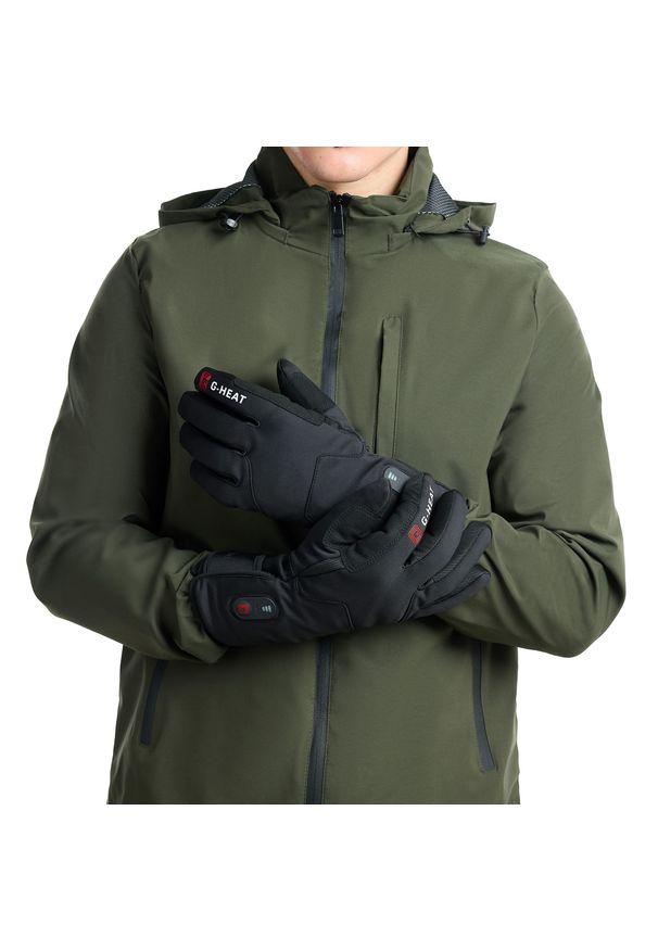 G-HEAT - Ogrzewane Rękawice Rowerowe dla Dorosłych - ACTIVE. Kolor: czarny. Materiał: poliester, elastan. Sport: kolarstwo