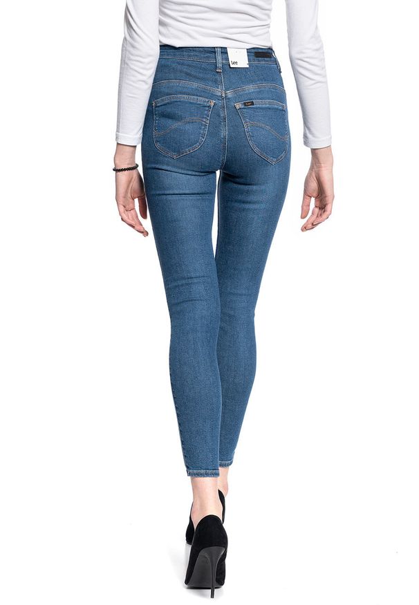 Lee - DAMSKIE SPODNIE JEANSOWE LEE SCARLETT ULTRA HIGH JACKSON WORN L30LMXAX 112106499