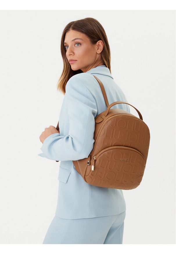 Liu Jo Plecak Ecs M Backpack AF5157 E0538 Brązowy. Kolor: brązowy. Materiał: skóra