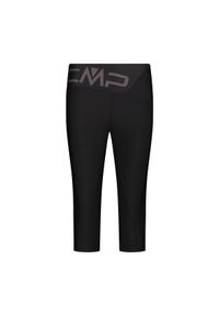 Legging kobieta CMP 3/4. Kolor: biały, wielokolorowy, czarny