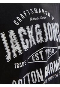 Jack & Jones - Jack&Jones T-Shirt Jeans 12256779 Czarny Standard Fit. Kolor: czarny. Materiał: bawełna #4