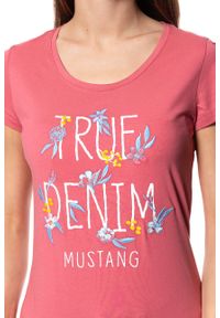 Mustang - MUSTANG T SHIRT DAMSKI Alexia C Print 1009728 8271. Wzór: nadruk #2