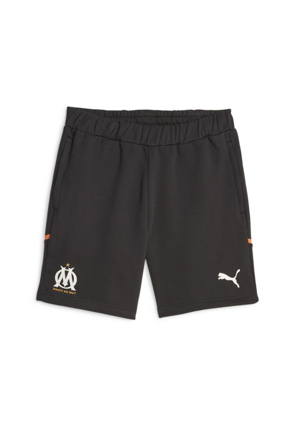 Puma - spodenki om casuals 2023/24. Kolor: żółty, czarny, wielokolorowy, pomarańczowy. Sport: piłka nożna