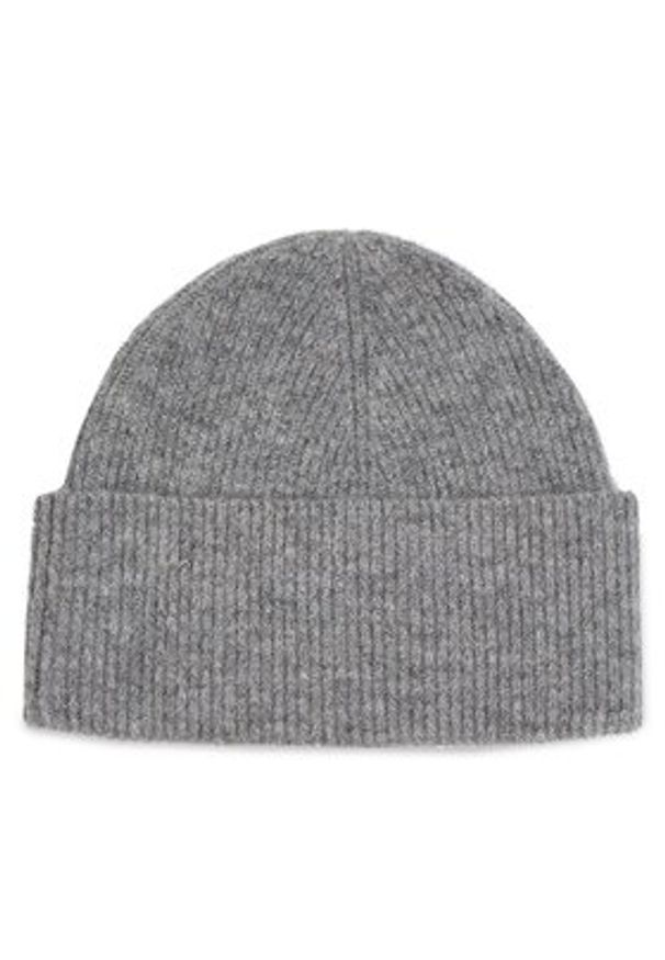 TOMMY HILFIGER - Tommy Hilfiger Czapka Th Evening Beanie AW0AW15319 Szary. Kolor: szary. Materiał: wełna, syntetyk