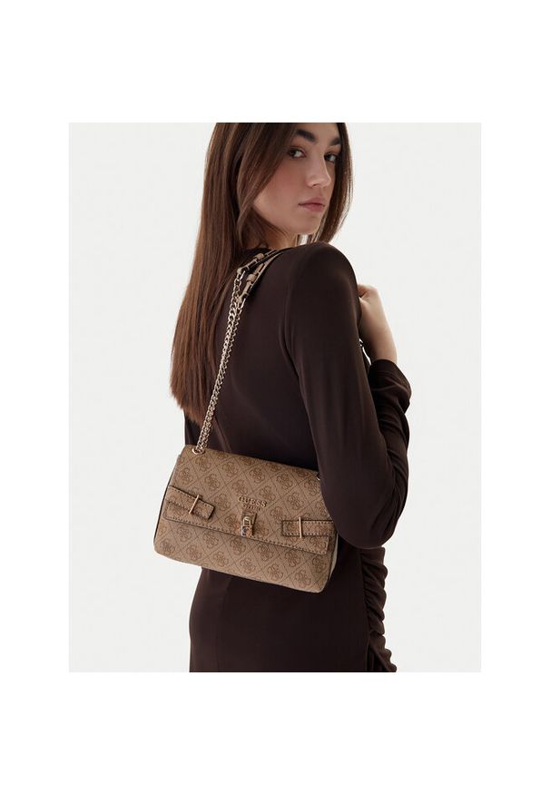 Torebka Guess. Kolor: beżowy