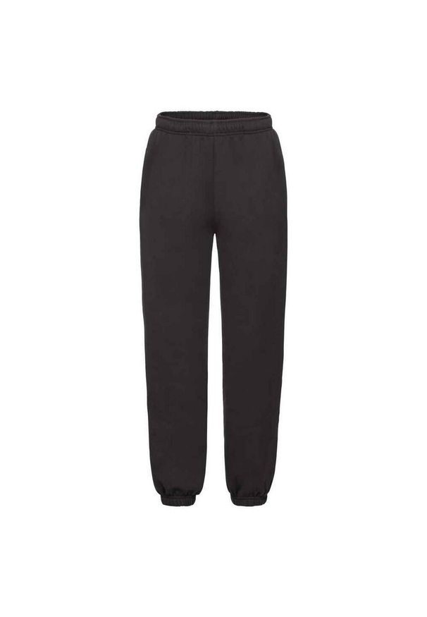 FRUIT OF THE LOOM - Spodnie Do Biegania Premium Z Elastycznymi Mankietami Dla Dzieci I Niemowląt. Kolor: czarny. Sezon: lato. Sport: turystyka piesza