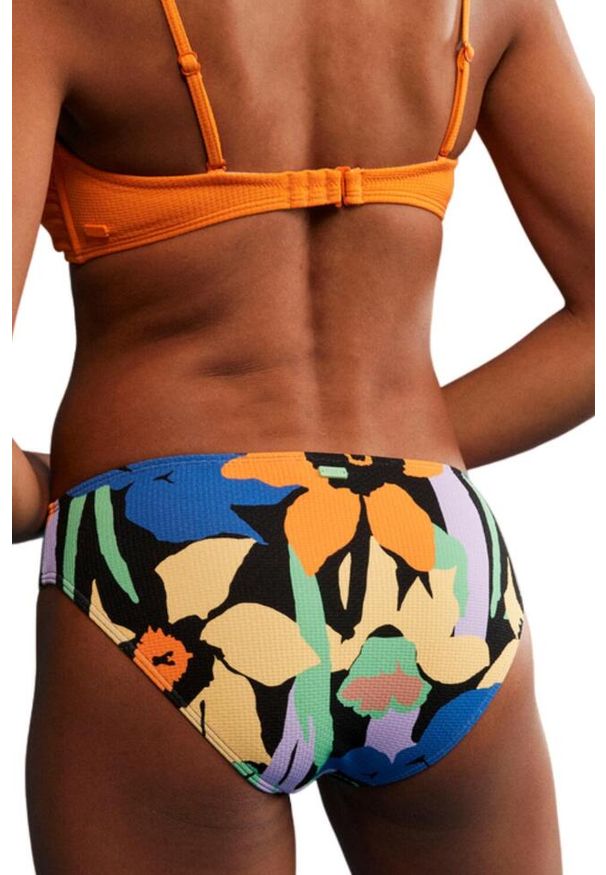 Góra od stroju kąpielowego Roxy Color Jam Bandeau. Kolor: żółty, wielokolorowy, pomarańczowy