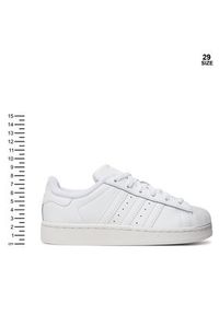 Adidas - adidas Sneakersy Superstar II C JH9982 Biały. Kolor: biały. Materiał: skóra. Model: Adidas Superstar #2